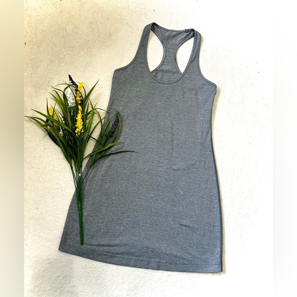 Lululemon Athletica Grey Racerback Tank Top - Small* - Picture 1 of 8